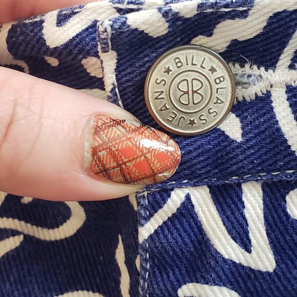 Bill Blass Floral High Waisted Mom Shorts Vintage 90s Size 12 - Picture 7 of 12